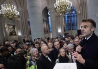 Notre Dame torna al suo splendore. L&#039;inaugurazione in pompa magna