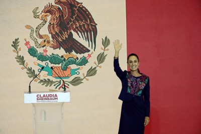  Claudia Sheinbaum vincedora de las presidenciales en México. 