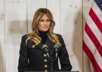 la  first lady Melania Trump