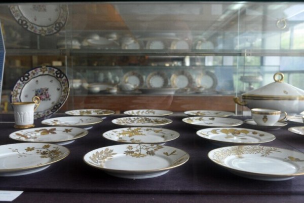 Piezas de porcelana del Museo Richard Ginori, en Toscana