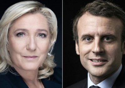 Marine Le Pen e Emmanuel Macron