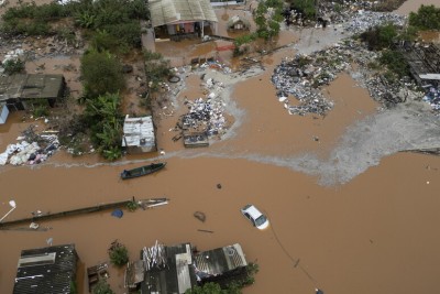 Alluvione a Rio Grande do Sul in Brasile